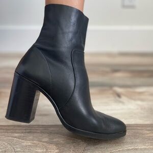 Topshop ankle leather boots size 41/10